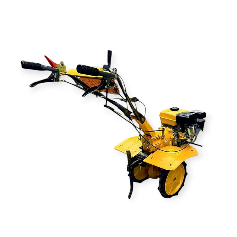 7 HP petrol power weeder with 212cc engine and 32 rotary blades