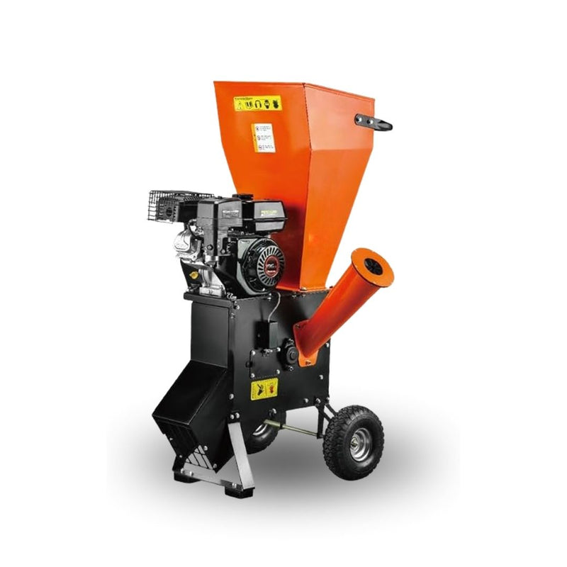 7 HP vertical wood chipper shredder for small dry leaves