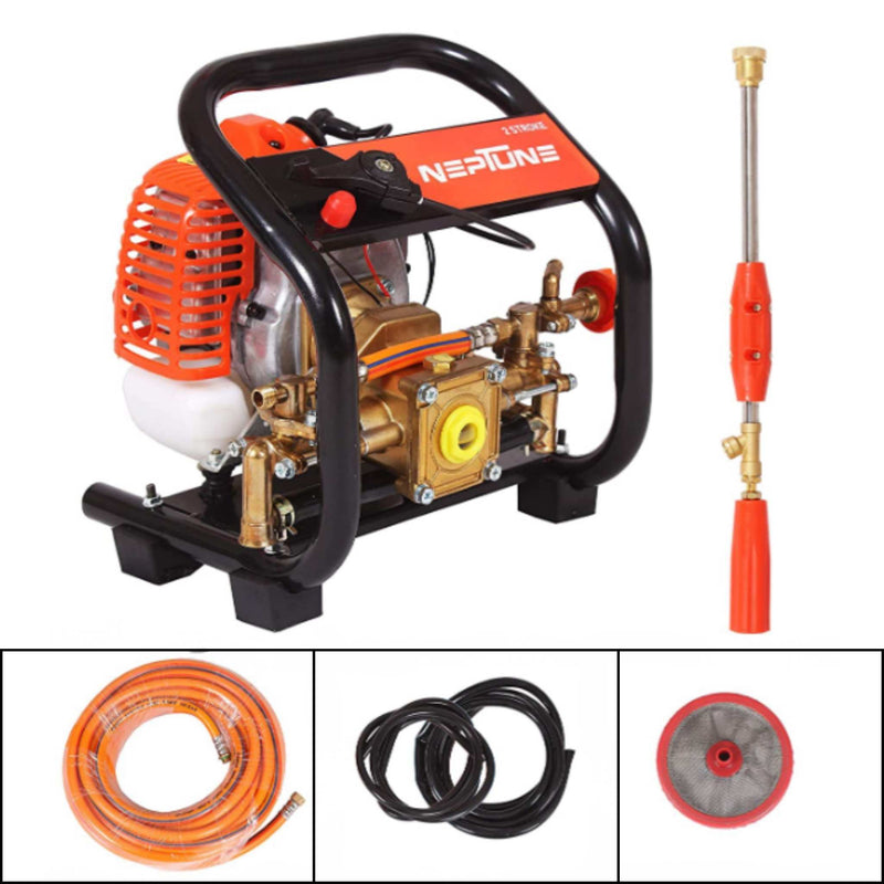 "Neptune PW-768A 6–8 LPM Farm Sprayer with Brass Pump"