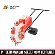 hand operated seeder machine with fertilizer tank farming tool