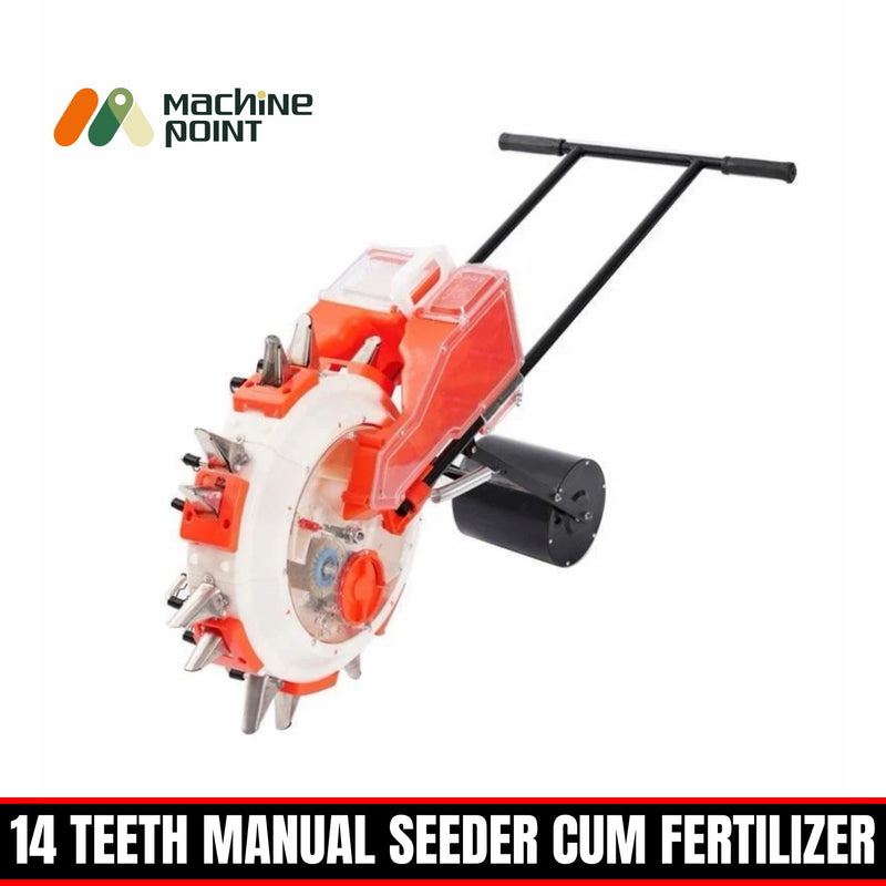hand operated seeder machine with fertilizer tank farming tool