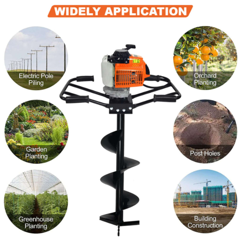 Neptune Earth Auger with Drill Bit