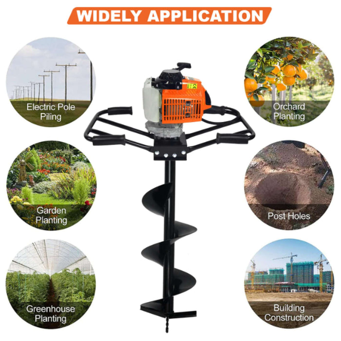 Neptune Earth Auger with Drill Bit