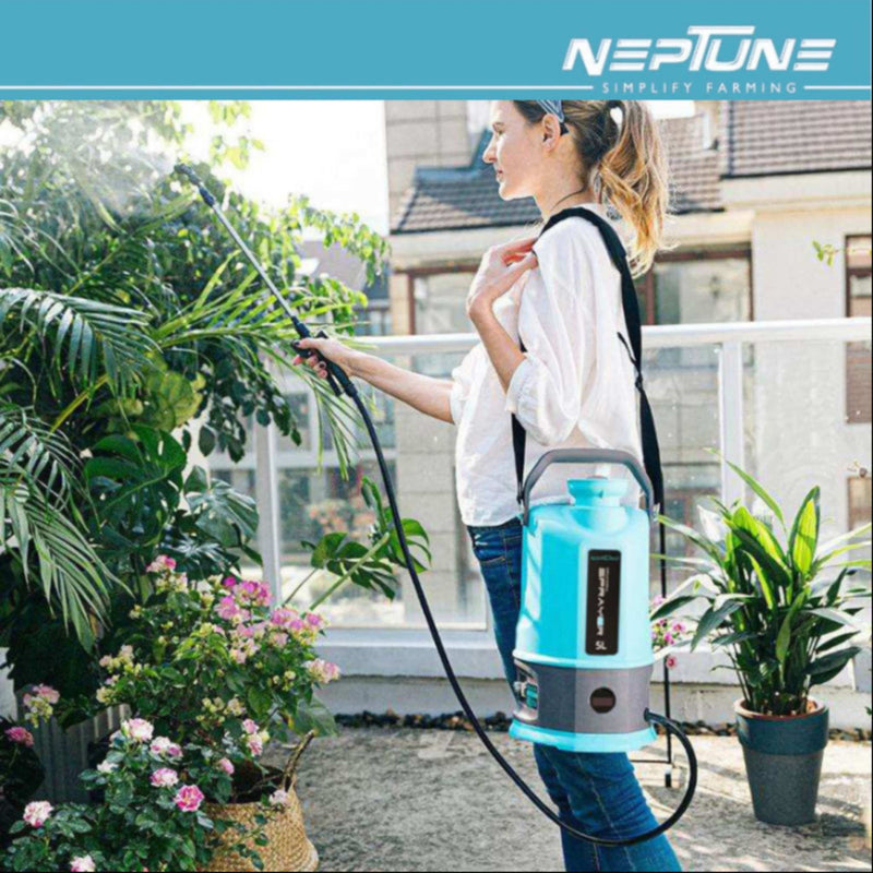 "Neptune MAX-5 PRO Handheld Battery Sprayer with High-Efficiency Copper Motor"