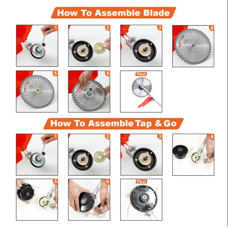 Flexible Rod Brush Cutter for Fields