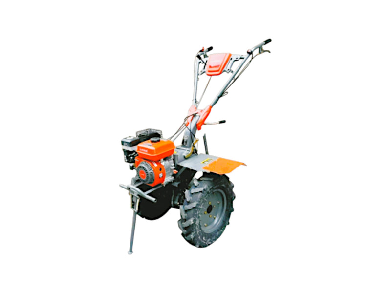 Agricultural diesel power weeder 7 HP – robust design with recoil start, pneumatic tires, and multi-speed gearbox