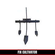 compact cultivator attachment for power weeder weed removal tool