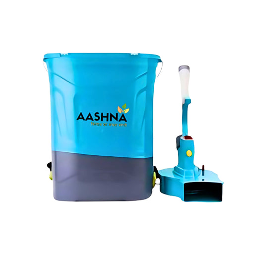 Electric Fertilizer Spreader F05 20 liter battery operated fertilizer broadcaster with 12V battery by Machine Point