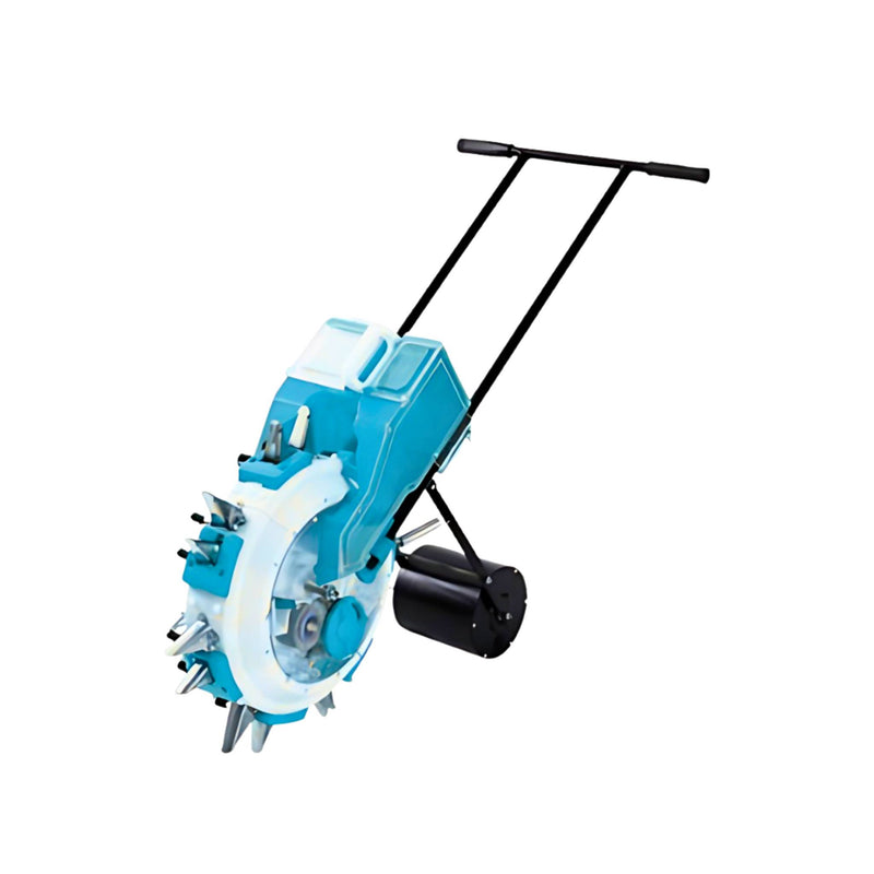 Hand push seeder with fertilizer S07 for precision sowing and fertilizer application