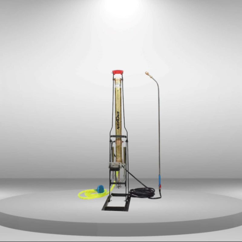 "Neptune Foot-Operated Agricultural Sprayer with Spray Lance and Strainer"