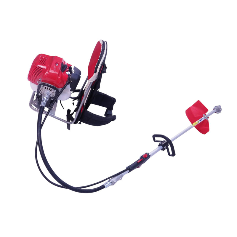 GX35 4-stroke brush cutter backpack model GT-BG-438 with complete toolkit for farmers

