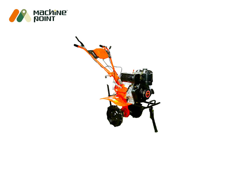 Heavy-duty ADIYOGI gear-driven 7HP weeder machine for inter-row cultivation