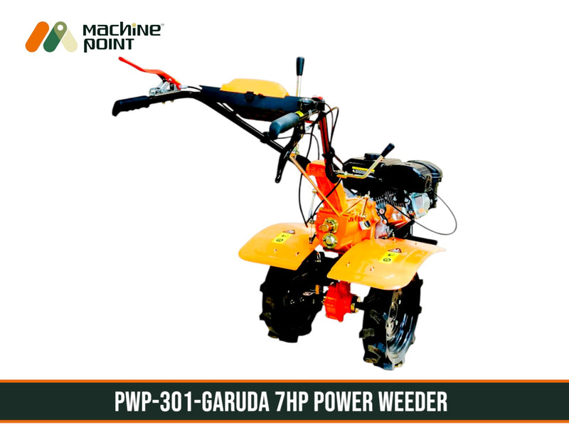 Heavy-duty 7HP Rato style engine weeder ideal for inter-row cultivation