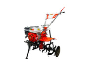 Ride-on ADIYOGI power weeder with 170F petrol engine and rider seat for easy operation