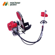 Machine Point GT-BG-438 brush cutter with GX35 engine displayed with accessories

