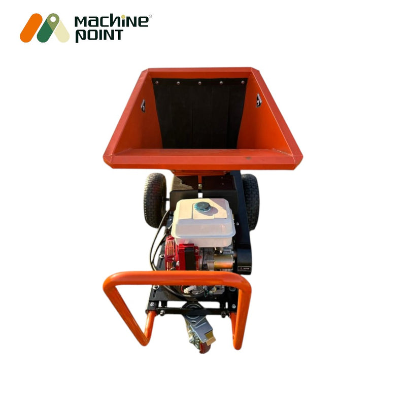 BCH POWER agricultural chipper with double V-belt drive and dual discharge ports