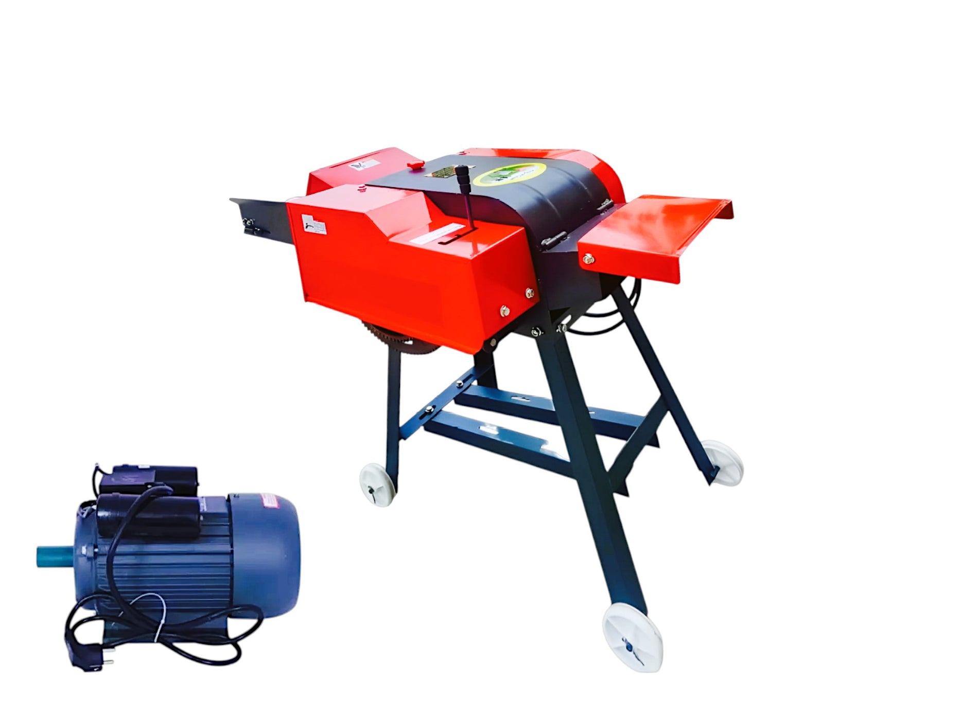 Chaff Cutter With Motor & Conveyor Belt & Gear — Machine Point