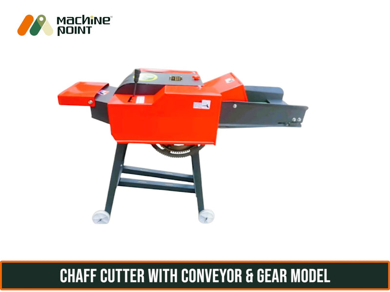 Chaff Cutter With Gear & Conveyor