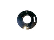 Durable rice mill flange with pre-drilled holes – designed for easy mounting of motor and pulley system.
