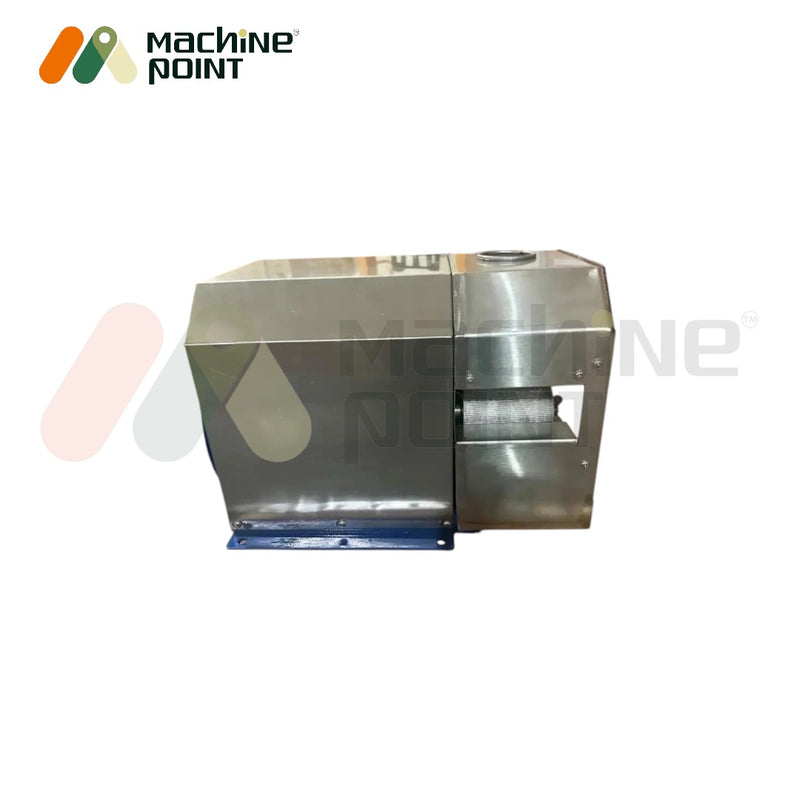 Heavy-duty electric sugarcane juice extractor – built for high-volume output and continuous operation.

