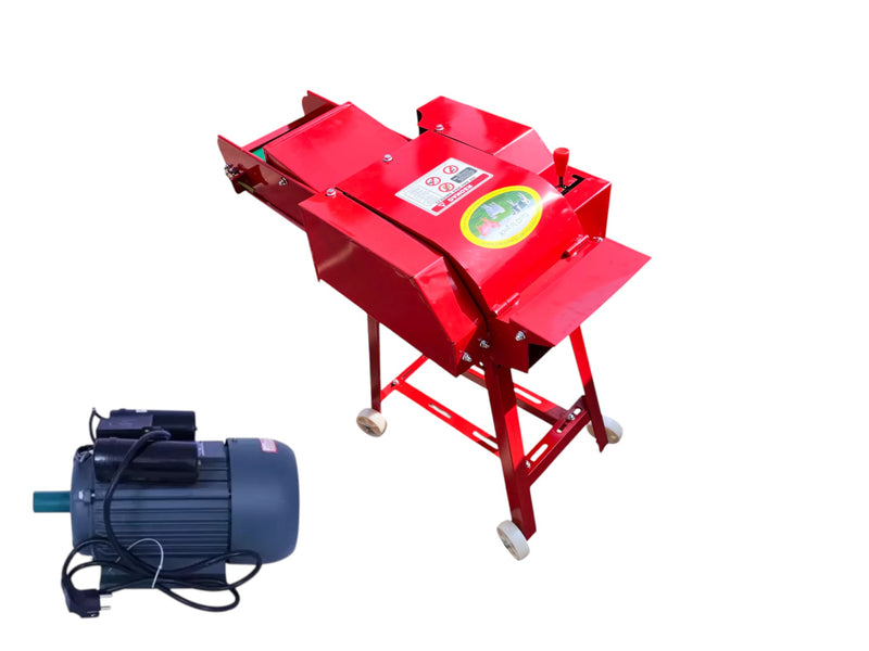 GT-SHAKTI CHAFF CUTTER WITH GEAR & CONVEYOR BELT WITH 3 HP MOTOR 1