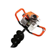 GT-Shakti 63CC earth auger with box packaging and auger drill blade

