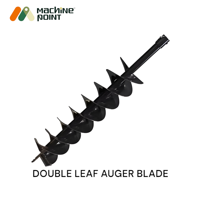 Double blade auger bit for earth auger machines by Machine Point

