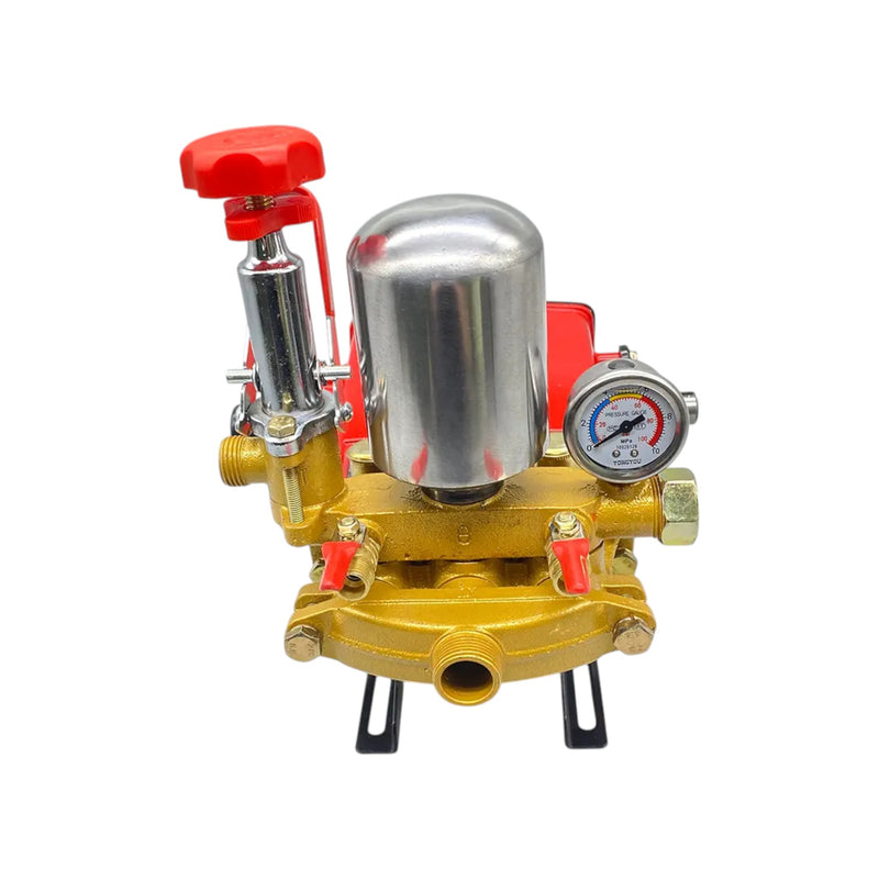 Top view of TG-45A1 pressure sprayer with full accessories set

