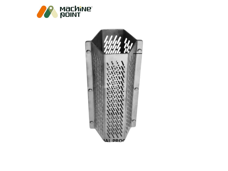 High-quality stainless steel jali compatible with 6N40 rice huller – ensures smooth and uniform rice output.

