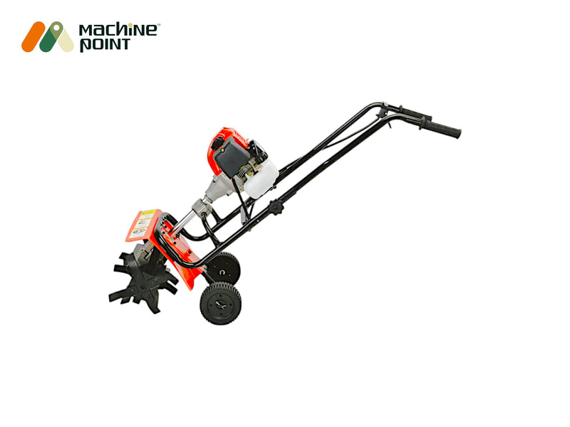 Lightweight portable cultivator GT-RC2600 ideal for soil loosening, tilling, and inter-row farming.