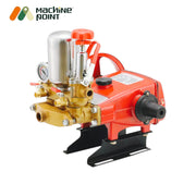 Heavy-duty agricultural power sprayer with hose and accessories

