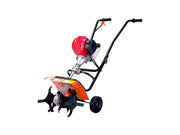 GT-RC2600 mini power weeder with 63CC 2-stroke petrol engine for home gardens and small farms.
