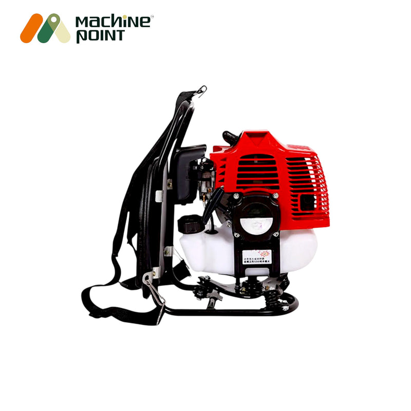 TU-43 Brush Cutter Showing 3-Teeth Blade and Trimmer Head

