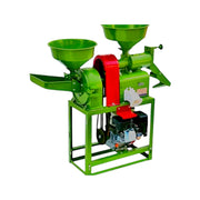 6N40 combined rice mill with 7.5 HP petrol engine for remote milling

