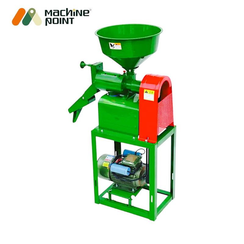 Hooper For Rice Machine 6N40 Rice Mill With Round Hopper With Motor - Machine Point