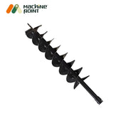 Heavy-duty twin blade auger drill attachment for soil digging

