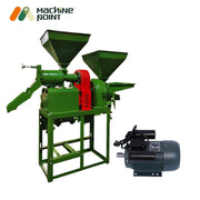 6N110 combined rice mill with motor for high-capacity paddy processing

