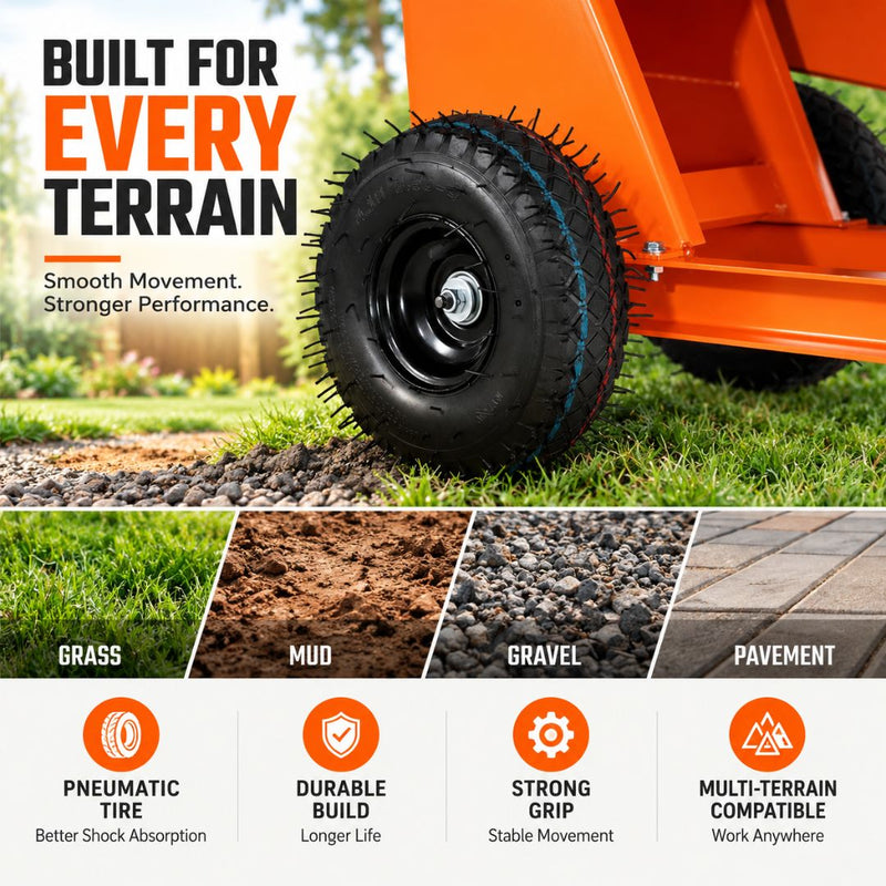 Heavy-duty branch shredder machine for farms and gardens