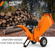 Heavy-duty wood chipper machine for branches leaves and coconut waste