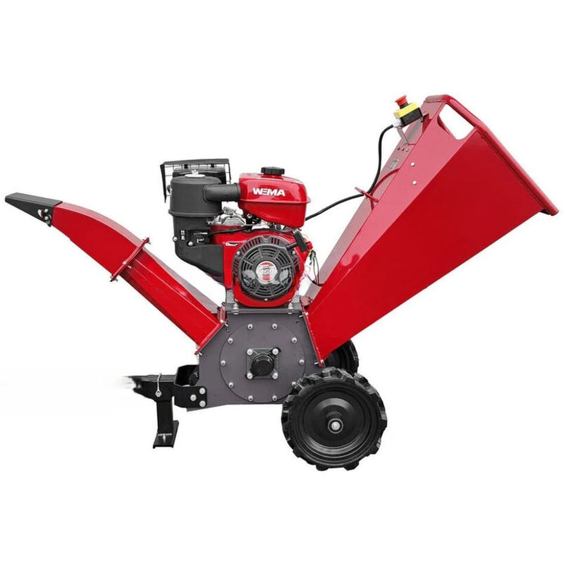 Heavy duty branch shredder machine for farm and landscaping use