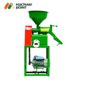 6N40 paddy processing machine with motor and bran separation function

