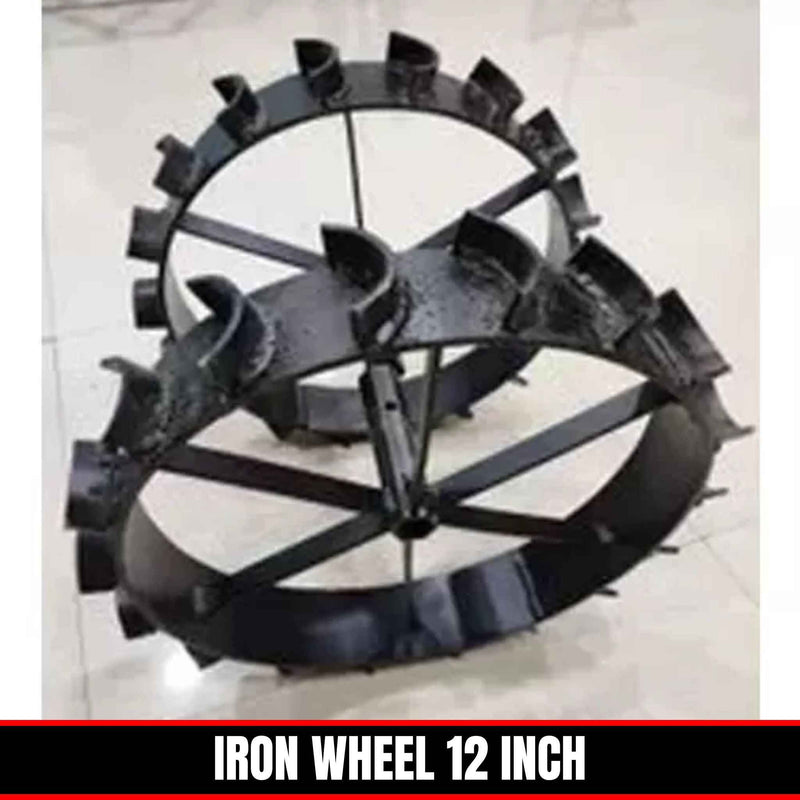 12" Iron Wheel For Power Weeder