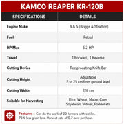 KR-120B agricultural reaper for farming