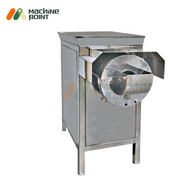 Heavy-duty Onion Slicer Machine with sharp rotating blade housing – ideal for bulk onion slicing.