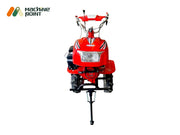 Red SC-1000 S 4-stroke weeder featuring 32 blades and pneumatic tyres for efficient cultivation.

