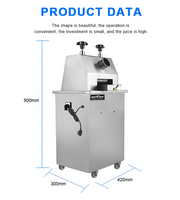 Commercial sugarcane juicer machine with 20 RPM roll speed