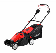 Hand push electric lawn mower with 50L grass catcher box