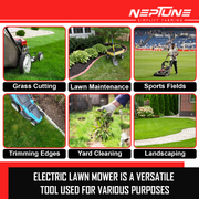 Neptune LM-1600E mower ideal for small and medium lawns