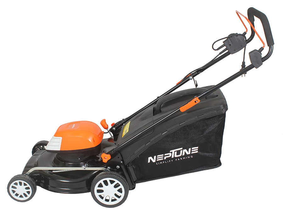 Single-phase electric lawn mower with 3000 RPM motor