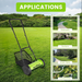 Neptune 16-inch manual grass cutter with catcher box